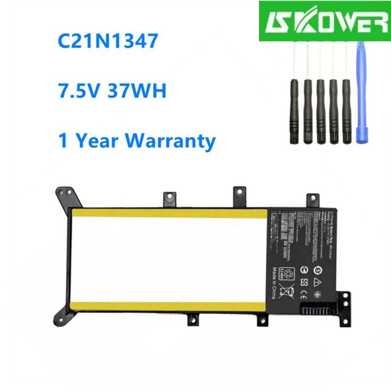 ✿C21N1347 New Laptop Battery For ASUS X554L X555 X555L X555LA X555LD X555LN X555MA 2ICP4/63/134 C21N