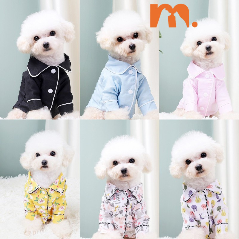 [Muhsinpet] เสื้อผ้าสัตว์เลี้ยง ชุดนอนชาแนลฝรั่งเศส