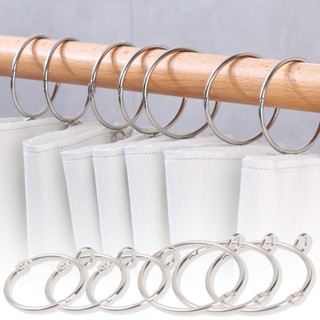 3ชิ้นเปิดผ้าม่านแขวนแหวน-ม่านอาบน้ําแหวนหัวเข็มขัด-38/50มิลล…