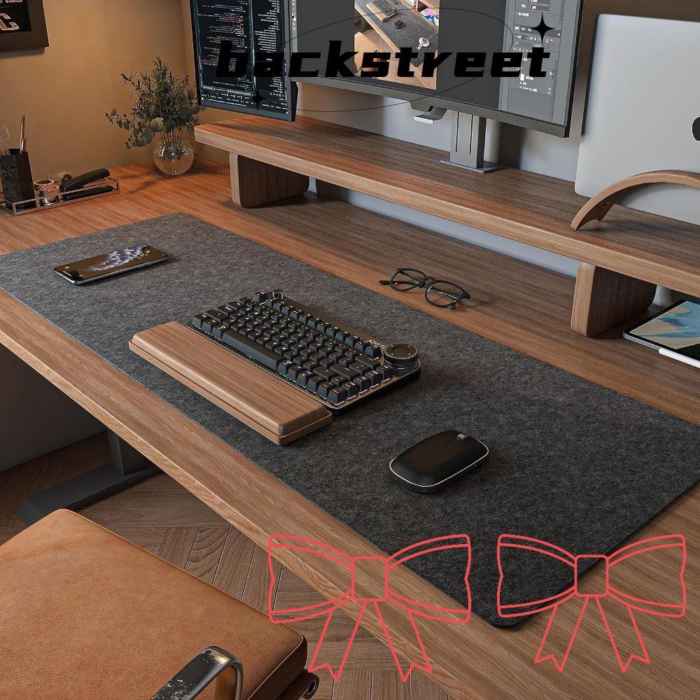 Backstage Wool Felt Mouse Pad, ขนาดใหญ่เขียนแผ่นรองเม้าส์, Gaming อุปกรณ์เสริม 90x40 ซม. Home Office Writing Mat