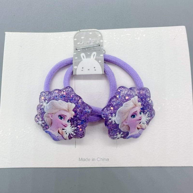 แหวนผมเด็กเจ้าหญิงเอลซ่า | เชือกคาดผมเด็กแช่แข็ง | เอ็นเนื้อยางถักเปียคูโลมิสาวน้อย - รูปที่ 5