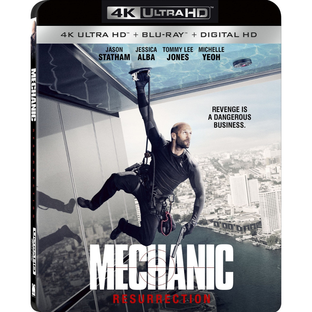 [ภาษาอังกฤษ] Blu-ray HD Movie 4K UHD 1080P Mechanic: Resurrection