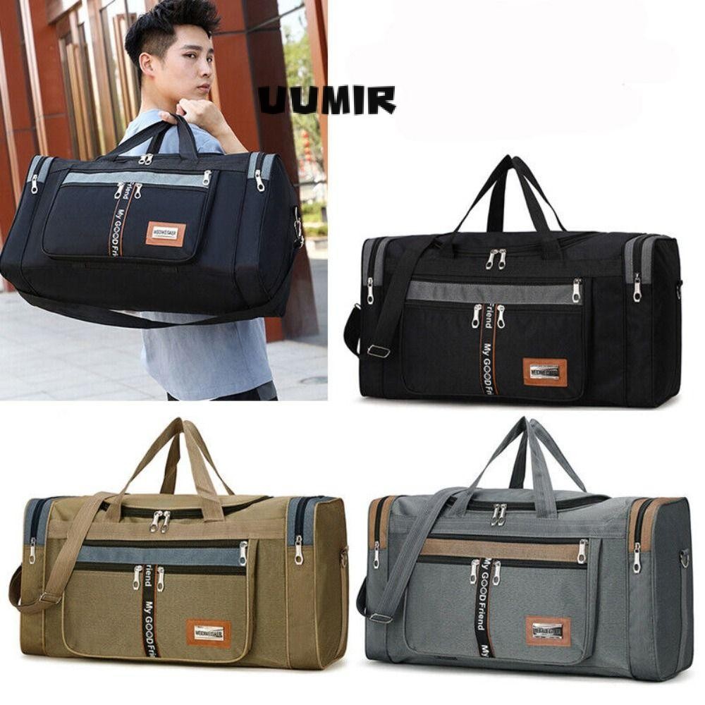 UUMIR กระเป๋าเดินทางแบบพกพากีฬายิมกลางแจ้งพกพากระเป๋า Duffle สุดสัปดาห์