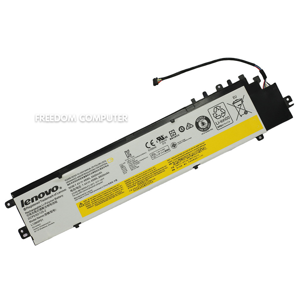 แบตเตอรี่โน๊ตบุ๊ค (แท้) L13L4P01 LENOVO Y40 Y40-70 Y40-80 Y40 Y4070 Y4080 BATTERY NOTEBOOK