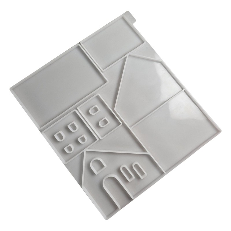 PPY แม่พิมพ์ซิลิโคนสําหรับเรซิ่นปูนปลาสเตอร์ House Night Light ตกแต่งบ้านหัตถกรรม