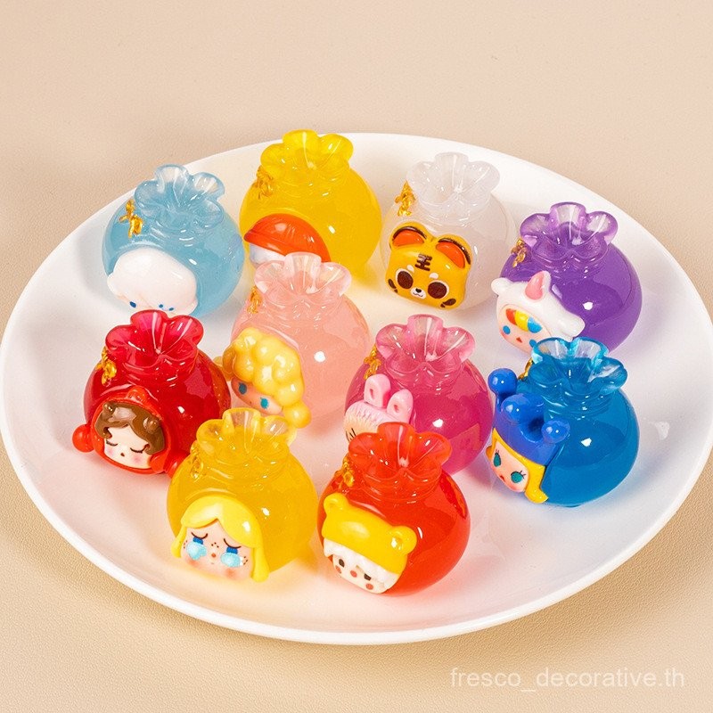 ตุ๊กตาสุ่มเรซินเรืองแสงตุ๊กตาตุ๊กตาเรซิน DIY เรซิน3D DIY เรืองแสง - รูปที่ 2