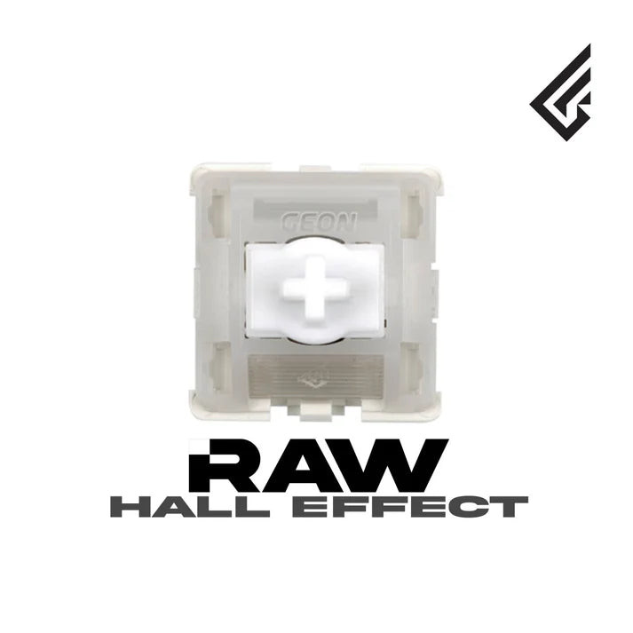 [ktechs] GEONWORKS RAW Hall Effect Linear Gaming Switches สําหรับคีย์บอร์ดเกม HE เอฟเฟกต์ห้องโถงแบบกําหนดเอง