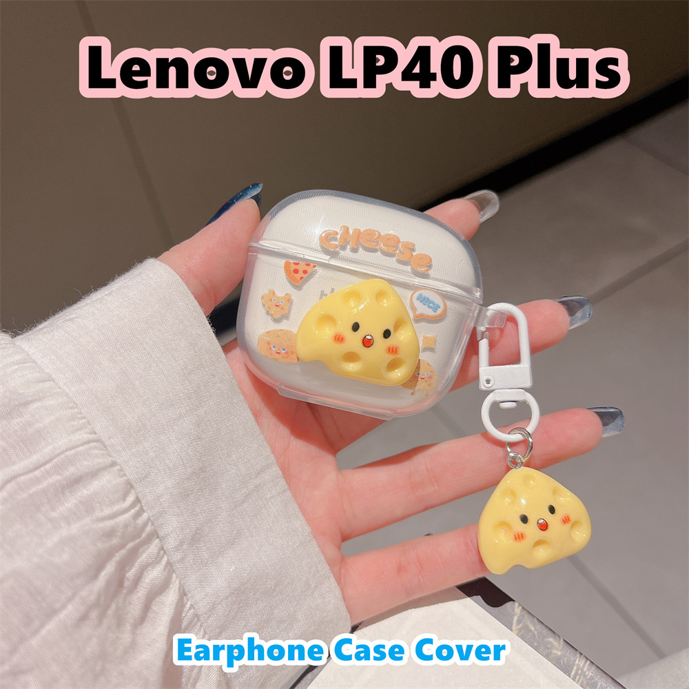 In Stockสําหรับ Lenovo LP40 Plus Case Casing Soft Silicone Headphone Case Innovation Cartoon