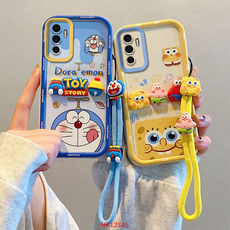 เคส vivo V23 5G vivo V23E 5G การ์ตูนตุ๊กตาการ์ตูนของเล่น การ์ตูน TPUSoft ซิลิโคนเคสโทรศัพท์ PQG2