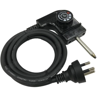 [ 1 เส้น ] PC-6069 PC-6070 สายปลั๊กกระทะปิ้งย่าง ขากลม 10A 250V 1.5เมตร 2C x 1.0 , 3C x 1.0 2300W สายหมูกะทะ สายเตาปิ...