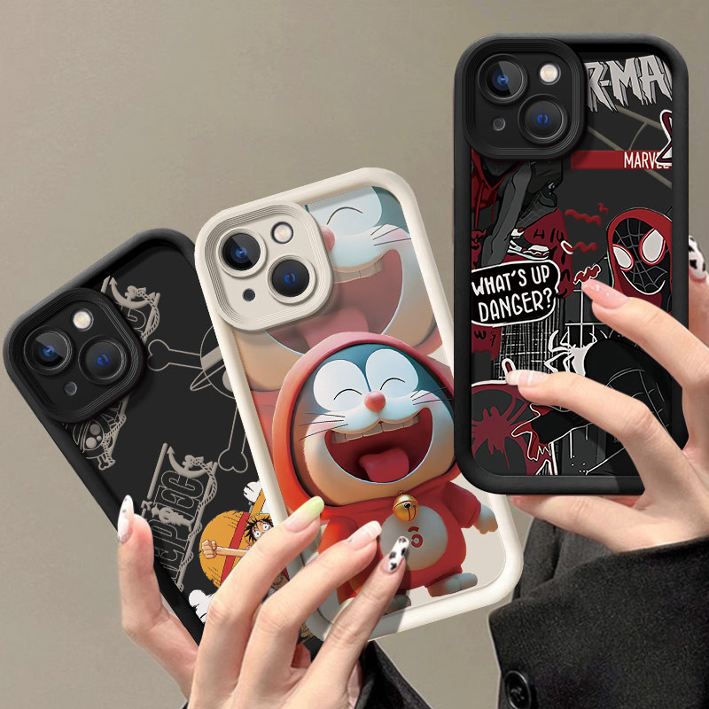 เคสไอโฟน 13 รูปหล่อซิลิโคนนุ่มโทรศัพท์กรณี วันพีช KLQ2TY1