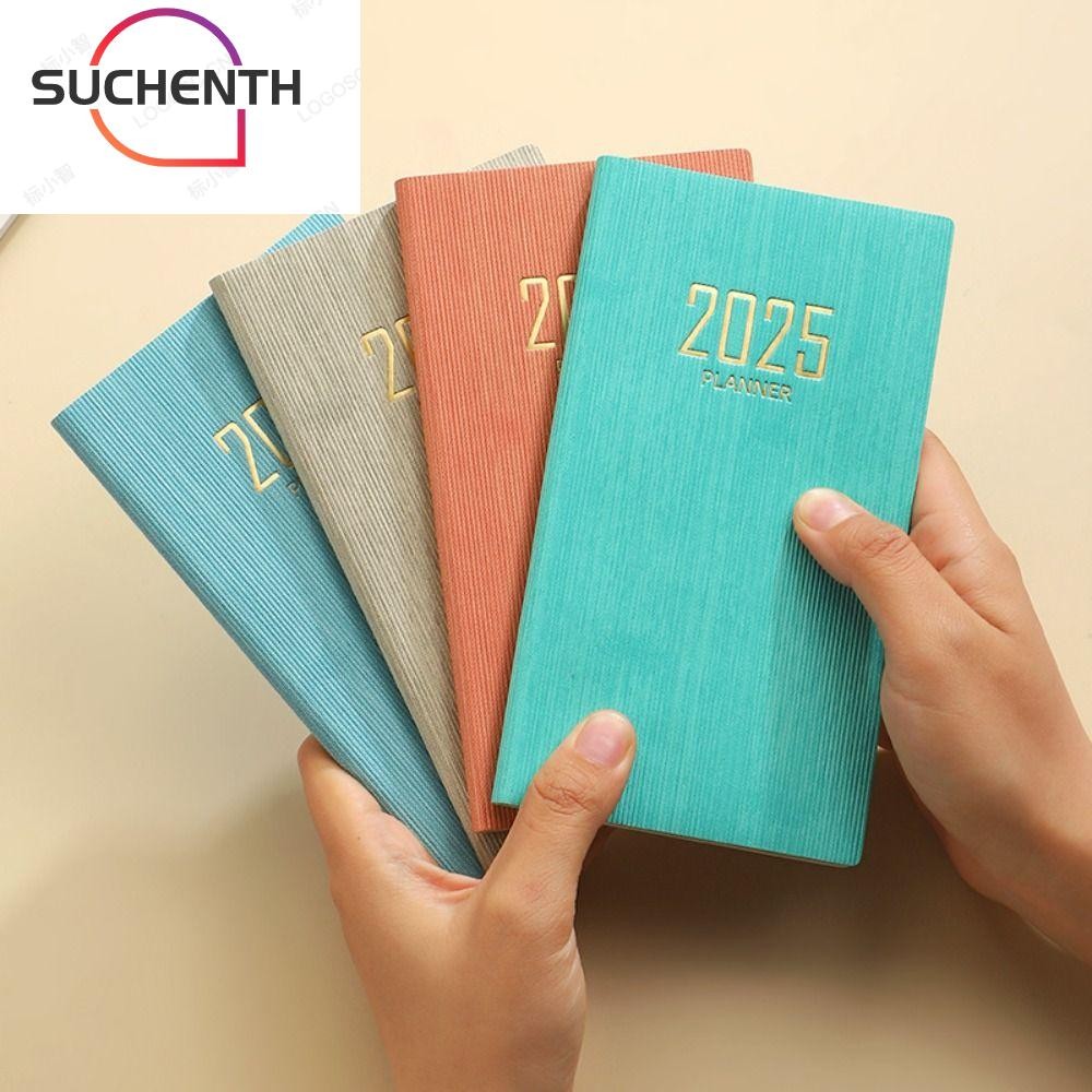 ซูเชนธ 2025 หนังสือวาระ พร้อมปฏิทิน Pocket Diary Weekly Planner สมุดบันทึก A6 แบบพกพา สํานักงานโรงเรียน