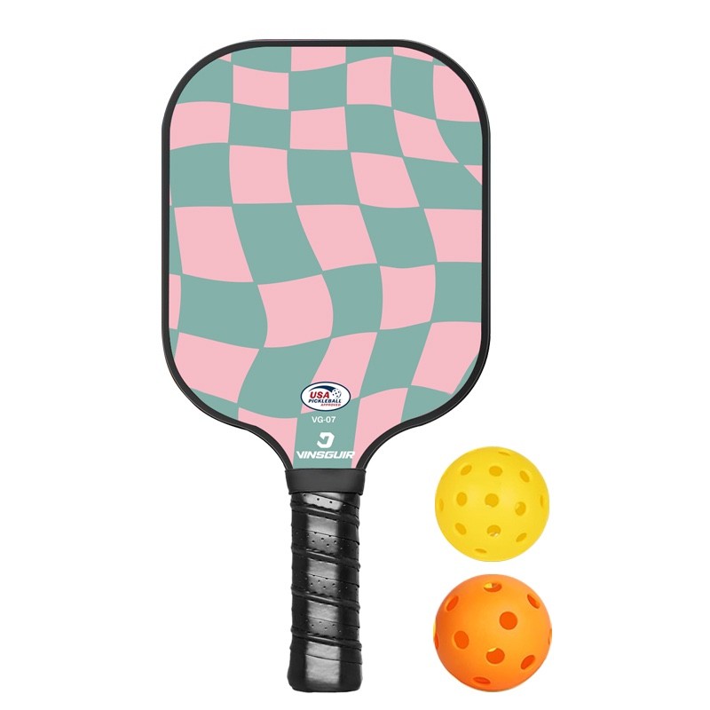 ชุดracquet 2 ไม้ 4 ลูก 1 แพ็ค Pickleball Paddles ไฟเบอร์กลาสหลักสูตรโรงเรียนการแข่งขันการสอนและการฝึกอบรม - รูปที่ 5