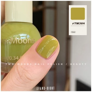 🔥พร้อมส่ง🔥 Two-moons ของแท้ ยาทาเล็บ สีทาเล็บกึ่งเจล ขนาด10ml*1 ไม่ต้องอบ สีสวย แห้งไว รุ่นใหม่ t9