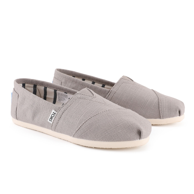 TOMS  ต้นฉบับ ทอมส์ ขี้เกียจผ้าใบลําลองรองเท้าแบนผู้ชาย/ผู้หญิง