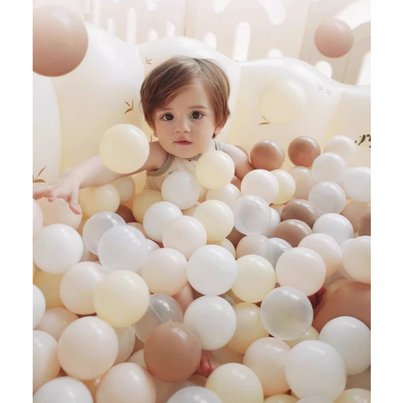 ลูกบอลปลอดสารพิษ หนาปลอดภัยและไม่มีกลิ่น(200 ลูก)  ลูกบอลพลาสติก Non-toxic Plastic ball ลูกบอลใส่บ่อบอล เกรดหนา - รูปที่ 5