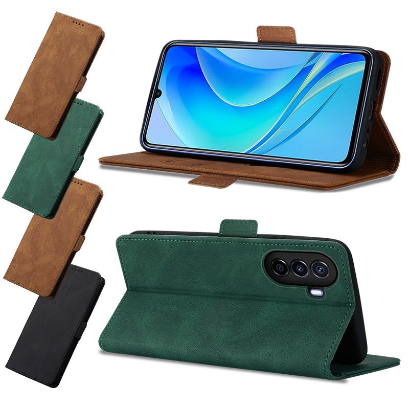 สําหรับ Huawei Nova Y70 Nova Y70 Plus Case Simplicity Leather Case Cover