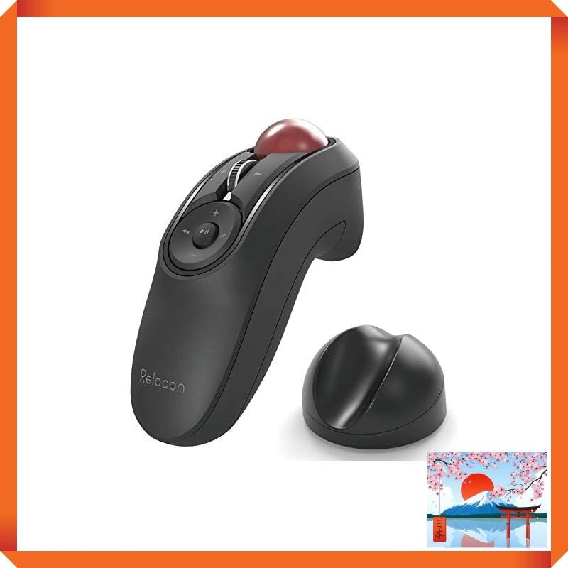 Elecom Trackball Mouse Handy Type with Media Control Button and Stand Bluetooth Black M-RT1BRXBK Elecom Mouse Wireless (with Receiver) Trackball Handy Type with Media Control Button Black M-RT1DRBK Elecom Trackball Replacement Ball Diameter 25mm M-RT1DRBK