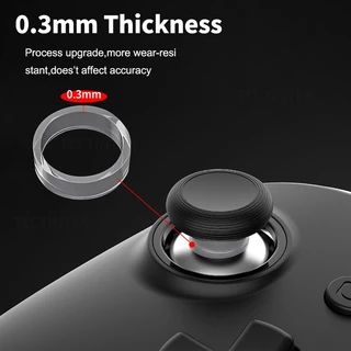 4 ชิ้น/8 ชิ้นยืดหยุ่นป้องกันจอยสติ๊กแหวนยางสําหรับ PS5/ PS4/ Steam Deck Rocker ซิลิโคน RingCover สําหรับ Rog Ally เกมคอนโซล