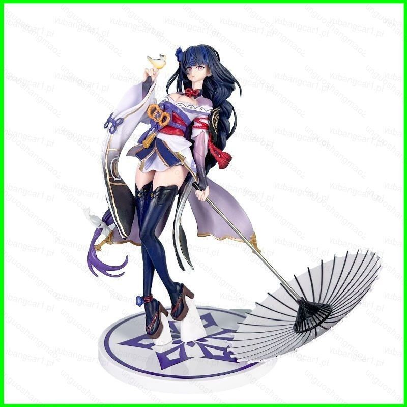 Genshin Impact Action Figure Raiden Shogun สาวสวยสองมิติ Beelzebul ตุ๊กตาเครื่องประดับรถ