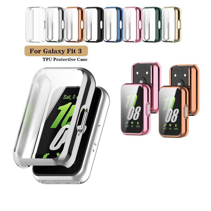 เคสสําหรับ Samsung Galaxy Fit 3 อุปกรณ์เสริม TPU ฝาครอบป้องกันกันชนรอบด้านสําหรับ Samsung Galaxy Fit3