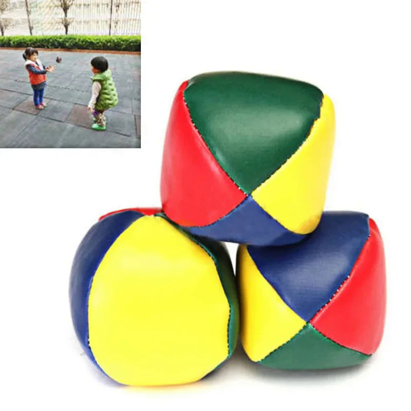 1pc Juggling Balls Classic Bean Bag Juggle Magic Circus Beginner Kids Toy Throw Sandbags Game Fun Sp