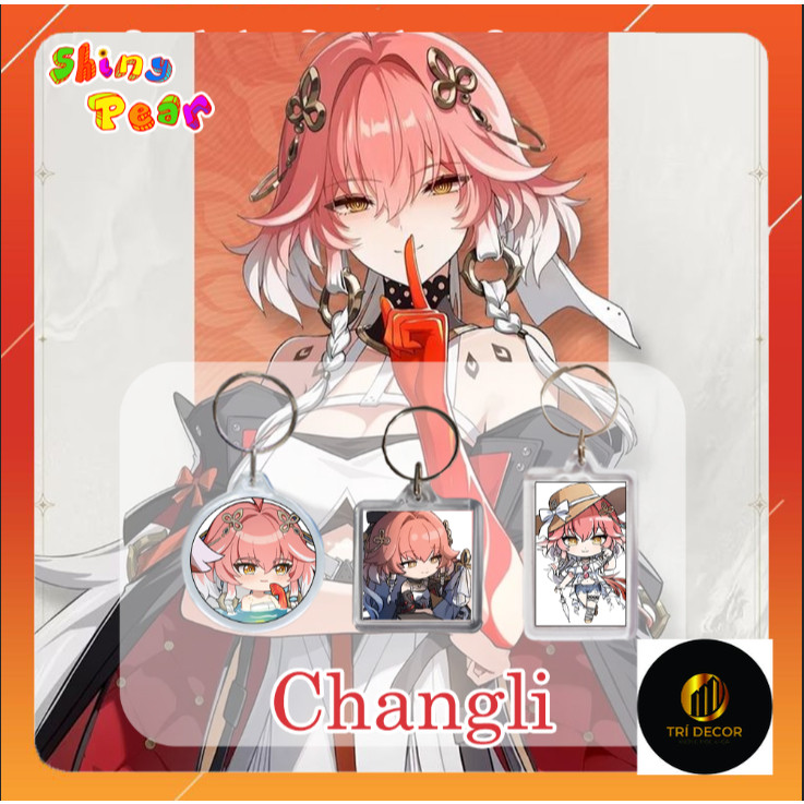 [Wuthering Waves] - พวงกุญแจ | สติ๊กเกอร์ พวงกุญแจ changli - เกม Wuthering Waves |Www ทําของขวัญ ตกแ