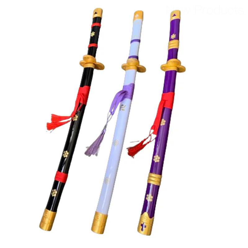 💝 30inch Role Play Anime Roronoa Zoro Enma Bamboo Assembled Katana Weapon Cosplay 75cm Sword Model