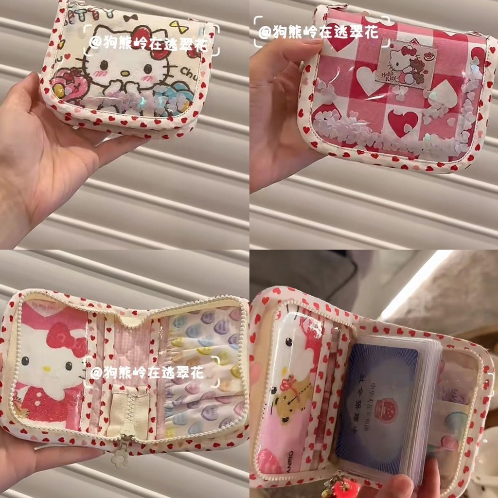 Hello kitty Wallet sanrio Wallet Cute Wallet Girl Wallet Zipper Wallet