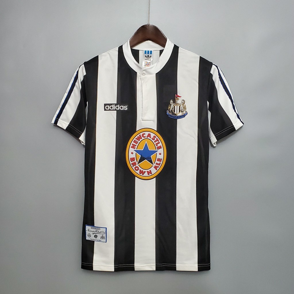 #NU 95-97 Home Retro Soccer Jersey ฟุตบอล #SHEARER #ASPRILLA #GINOLA