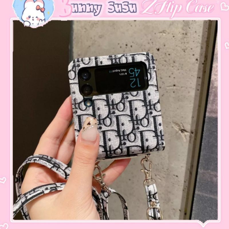 Z Flip 3 - ZFlip3 - Z Flip3 - เคสลาย Flip3 5G พร้อมสายยาว