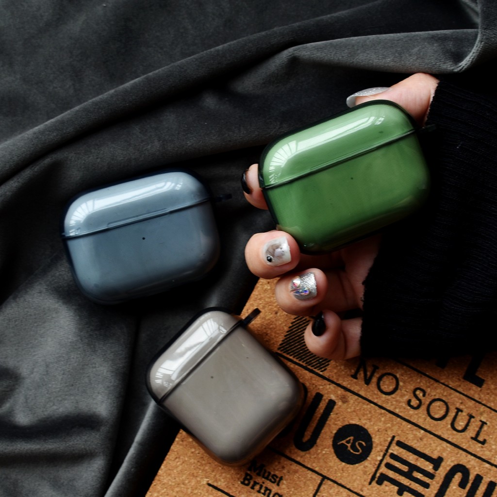 Color Transparent TPU Cover Casing Shell สําหรับ AIRPODS 4 ANC PRO3 2 /1/2/3 เคสป้องกัน