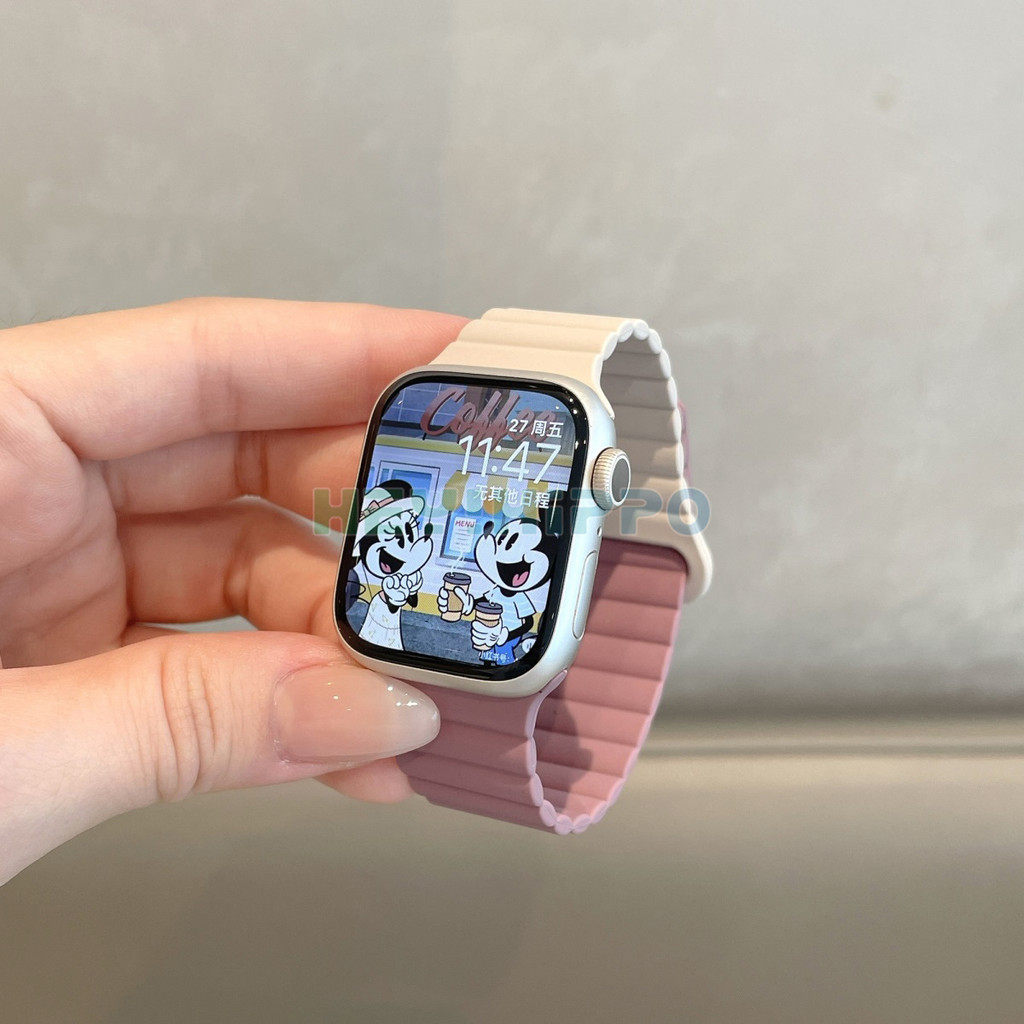 ซิลิโคนแม่เหล็กดึงดูดสายนาฬิกาสําหรับ ฉันดู ส10 46มิลลิเมตร42มิลลิเมตรสีบล็อกสายนาฬิกาข้อมือสําหรับ ฉันดู ชุด 10 9 8 7 6 5 4 3 กับ3 พิเศษ2 49มิลลิเมตร45มิลลิเมตร41มิลลิเมตร44มิลลิเมตร40มิลลิเมตร38มิลลิ - รูปที่ 6