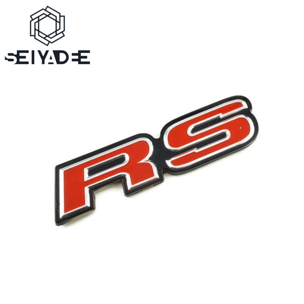 ตราสัญลักษณ์รถ RS Mesh โลโก้สำหรับ Honda Fit Accord Civic CURV Crown City#seiyadee
