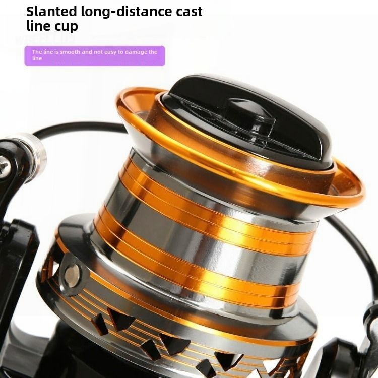 ตกปลา Te Lai 9000-12000 ประเภทแนวทแยง Long-Casting Anchor ตกปลา Reel All-Metal Wire ถ้วยตกปลา Reel A