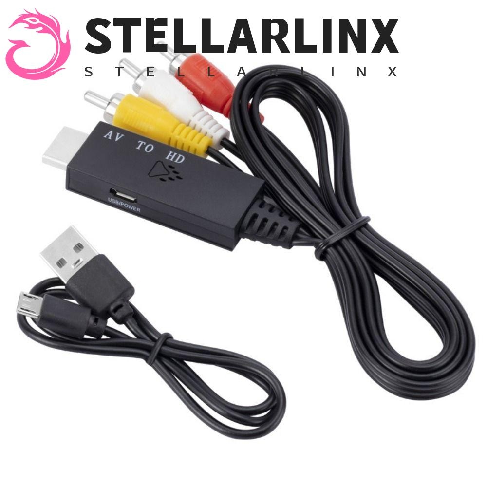 Stellarlinx สาย HDMI To AV, AV To HDMI 1m (39.37in) สาย AV To HDMI, 1080P HDMI To AV สาย RCA สายทีวี