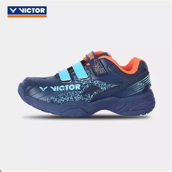 Victor A170jr รองเท้าแบดมินตันแบบสวมสำหรับเด็กกันลื่นระบายอากาศ ลดแรงกระแทก กันลื่น น้ำหนักเบา