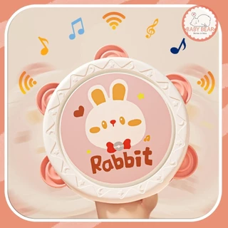ของเล่นกลอง แทมบูรีน เขย่าๆมีเสียง เสริมพัฒนาการการเรียนรู้
