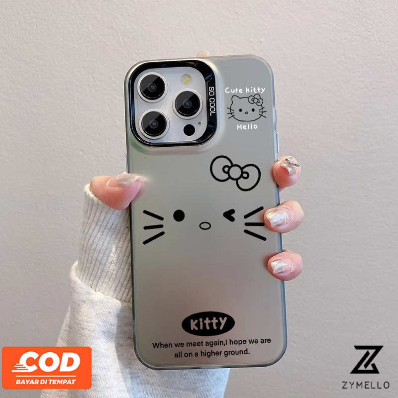 Case สำหรับ Samsung A55 A54 A53 A06 A52 A34 A33 A25 A24 M34 A16 A14 A12 a05s A05 s23ultra s22ultra s23fe การ์ตูน KT Cat กันกระแทก TPU โทรศัพท์ Case
