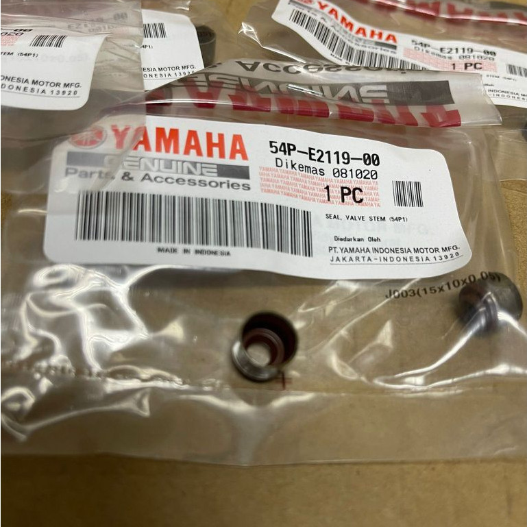 NMAX155 & NVX155 & SRL115 FI & EGO S & R15 V3 & MT15 & Y16 & XMAX 54P-E2119-00 YAMAHA VALVE SEAL