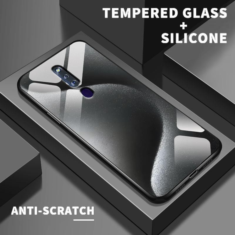 เหมาะสำหรับ OPPO F11 F9 F5 Youth F7 F15 F17 F19 F19s Pro F21 5G กรณีโทรศัพท์ป้องกันการตกเคส Simple W