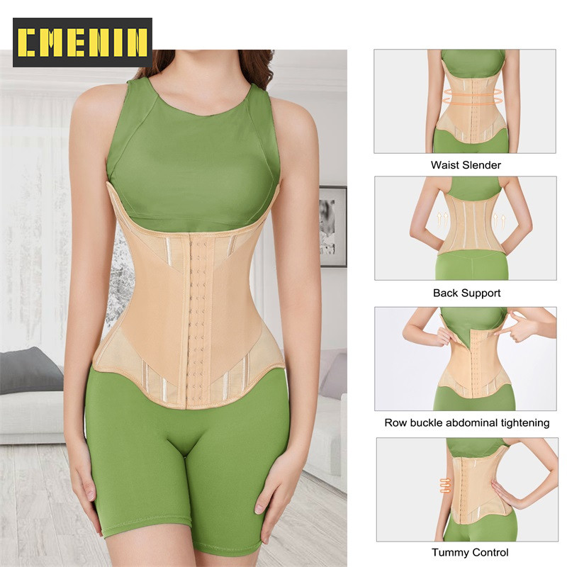 Cmenin สาวแฟชั่นไนลอนผู้หญิงเอวสูง Shaper กางเกงยืดหยุ่นสูงเข็มขัดควบคุม Body Korset สําหรับผู้หญิงรัดตัว S0329