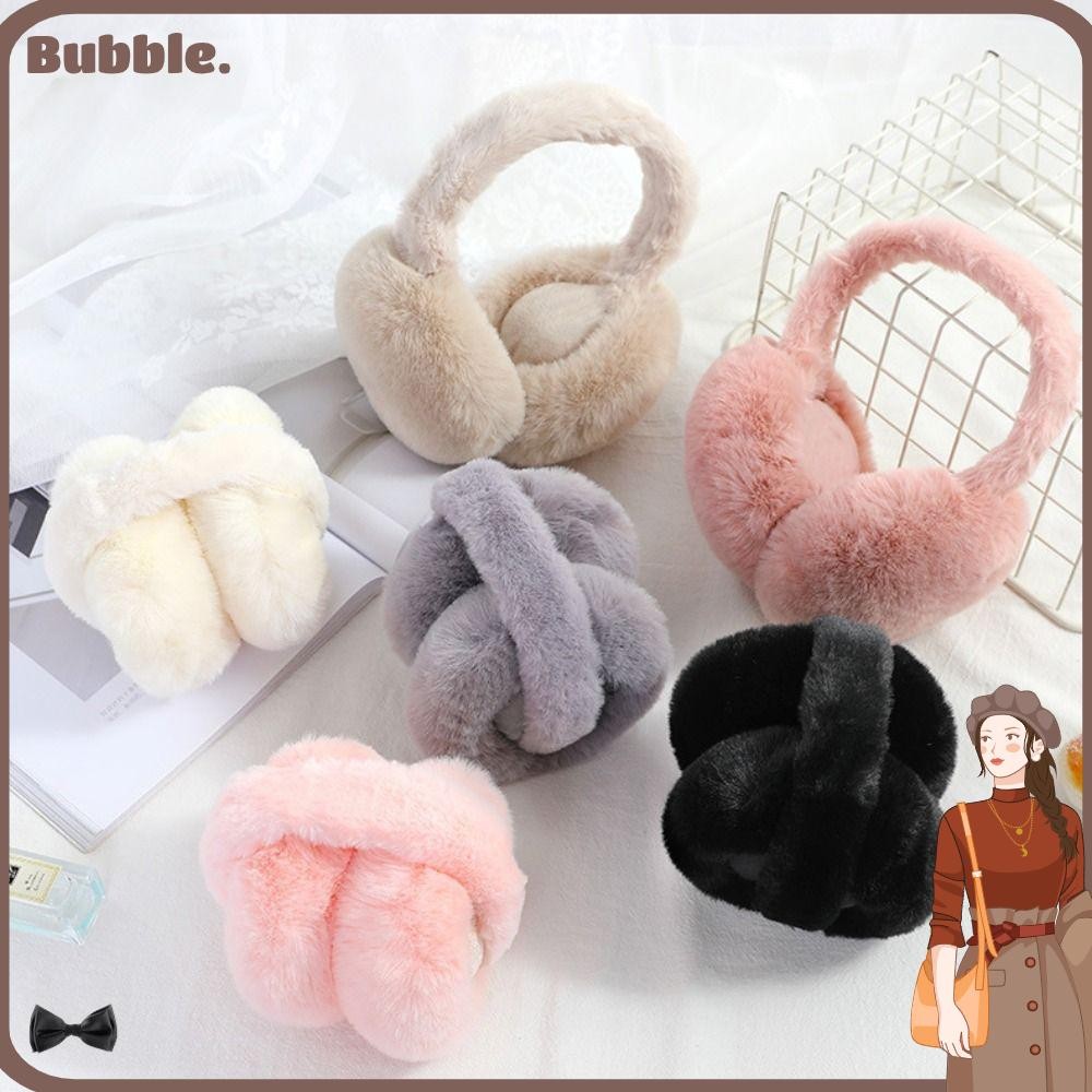 ฟอง เครื่องอุ่นหูตุ๊กตา,ที่ปิดหูกันหนาวฤดูหนาวสีทึบพับ,เย็นป้องกันหนาอบอุ่นหูปกผู้หญิง