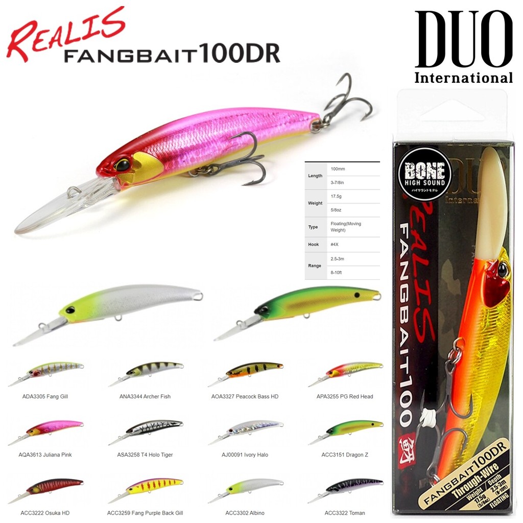 เหยื่อปลอม DUO REALIS FANGBAIT 100DR