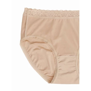 Sabina Habpy Panty กางเกงในทรงเอวสูงปานกลาง รหัส HUZ24032C3 - สีเนื้อเข้ม