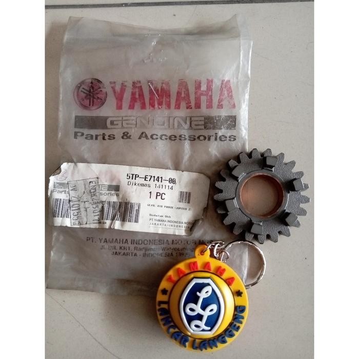 4TH PINION RATIO GEAR JUPITER Z ORIGINAL YAMAHA 5TP-E71411-00 ดีที่สุด