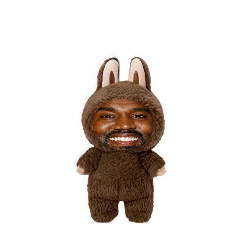 ใหม่ Layeye Kanye รุ่นตุ๊กตา Spoof พวงกุญแจ Kanye สินค้า yeye เครื่องประดับ remake