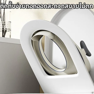 COD 🚽ที่รองชักโครกเด็ก PVC ฝารองชักโครกเด็กรุ่นมงกุฎ กระโถนเด็กฝึกขับถ่าย มีผนักพิง ตั้งฉาก 90องศา