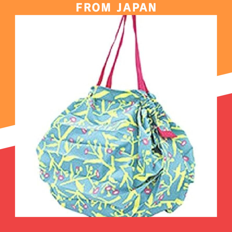 MARNA Shupatto Compact Bag M - Floral Pattern, Eco-Friendly Bag that Folds Up in One Go S411KU