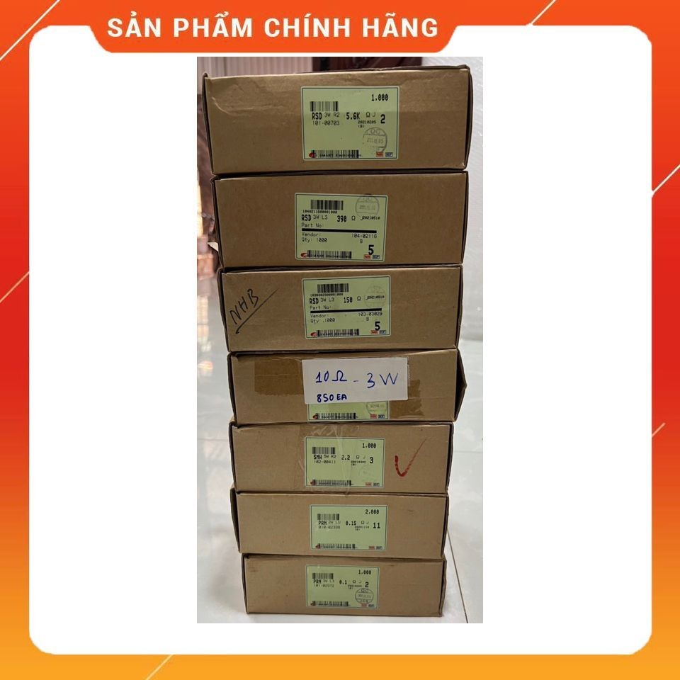 [ 50 ชิ้น ] 2W 3W 5W RESISTANCE: 0.15R 0.1R 0.33R 2.2R 10R 150R 5 COPPER PINS 0.15ohm 0.1ohm 2.2ohm 